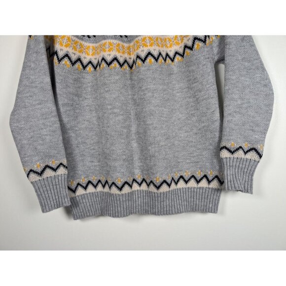 Fair Isle Cat Sweater Size XXL Halloween Witchy Novelty Autumn Fall Runs Small - Picture 2 of 8